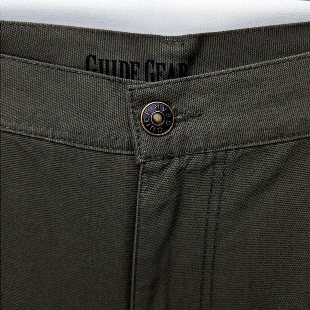 Men’s Jeans 44x32 Green Twill NWT Heavy Cotton Canvas Workwear Outdoor GuideGear - Picture 2 of 14